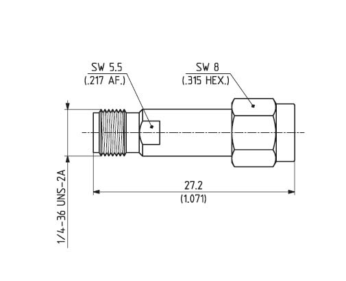 HuberSuhner/Adapter/33_SMA-50-0-1/111_NE